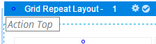 tree grid action section