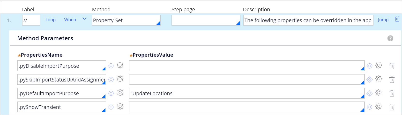 The preProcessDataImport activity