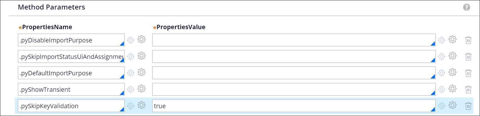 The pyPreProcessDataImport activity