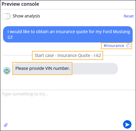 Sample insurance quote