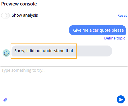 Sample car insurance question that is unassociated with any topics
